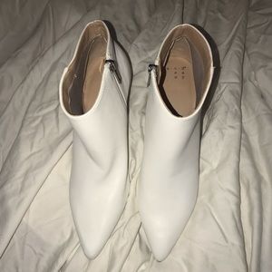 White booties